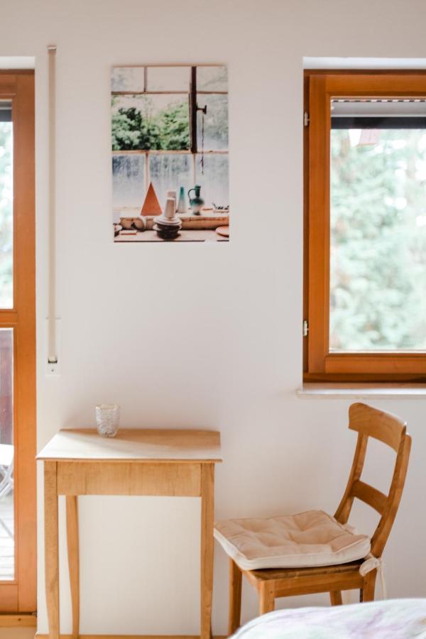 4-Zimmer-Ferienwohnung Waldbluemle ドーベル エクステリア 写真